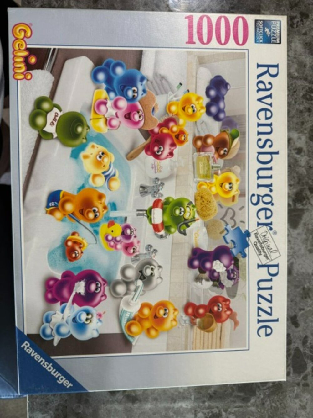 Ravensburger Gelini Cleaning Bears 1000 Piece Puzzle